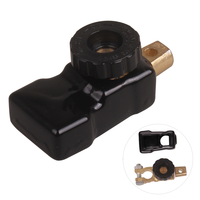 Batterij Disconnect Switch Top Mount Knop Afgesneden Master Kill Terminal Negatieve Klem Adapter forCar Voertuig Truck Boot: 15 to 17 MM Switch
