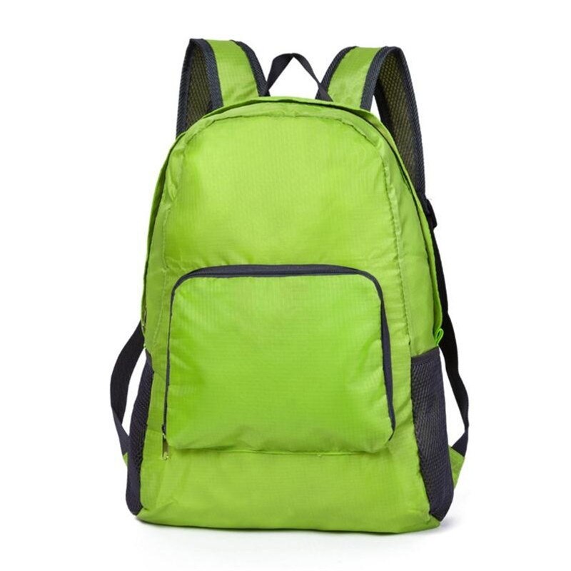 Tragbare draussen Wasserdicht Reisen Schulter Rucksäcke Falten Nylon Camping Wandern Radfahren Sport Tasche