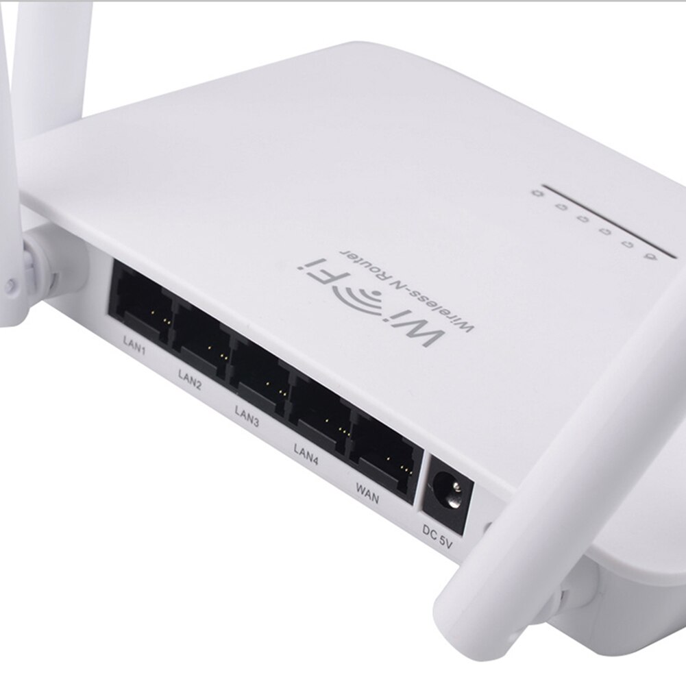 2,4G kabellos Router wifi 300Mbps 4 Antennen Drahtlose WiFi Starke Signal Heimgebrauch Router Booster
