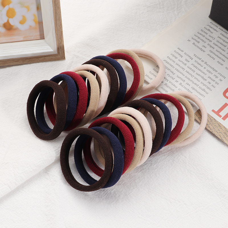 20pcs Girls Big Elastic Hair Bands Rubber Band Ponytail Holder Gum Headband Rubber Bands Women Hair Accessories