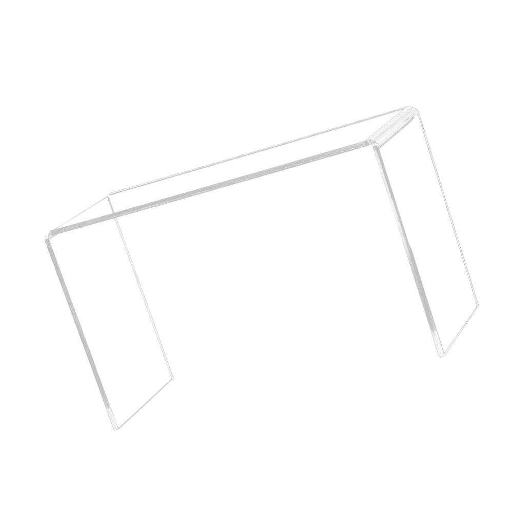 3 Pcs U Shaped Acrylic Storage Rack Clear Shelf Display Stand Desktop Organizer Holder for Model Bag Shoes - Size L: Picture 1 3