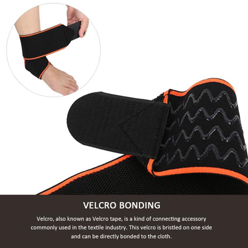 1Pcs Safety Ankle Support Gym Running Protection Black Foot Bandage Elastic Ankle Brace Band Guard Sport Protect Equipment #SD