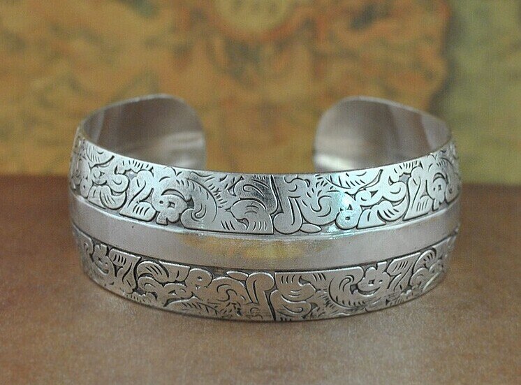Jshine Bohemian Sieraden Vintage Vrouw Armband En Armbanden Antiek Zilver Kleur Vrouwen Armbanden Bangles Etnische Brede Manchet Bangle: G