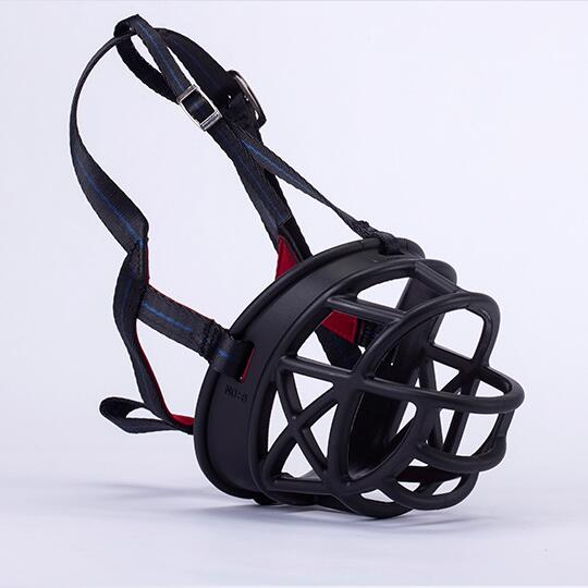 Medium Big Dog Muzzle Pet Dogs Mouth Muzzles Anti Bark Bite Training Muzzle for Husky Golden Retriever Shepherd Dog: Black Dog Muzzle / S