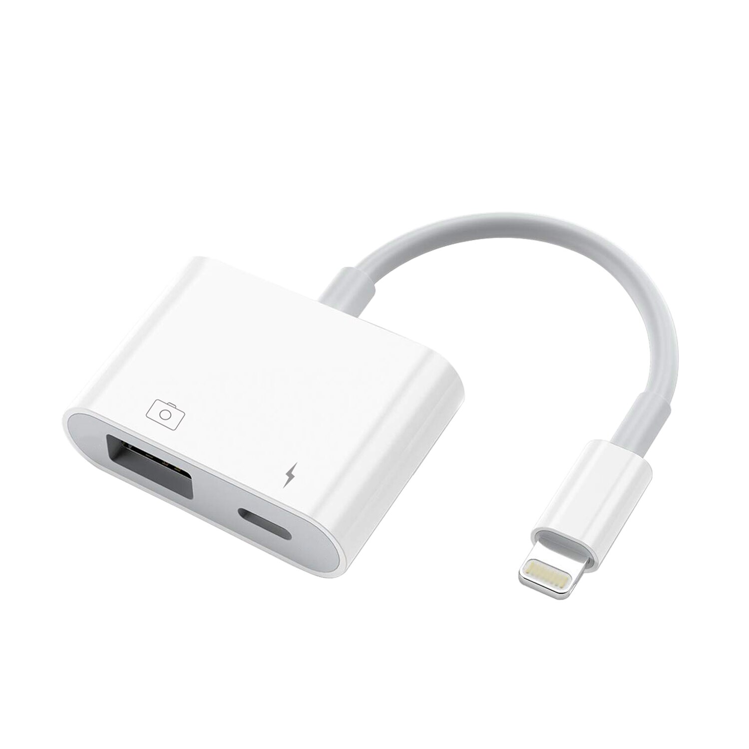 MeloAudio Upgraded OTG Cable Male to Female 500mAh USB Adapter Lightning for iPhone iPad iOS 9 to 14 Compatible MIDI Keyboards: Upgraded