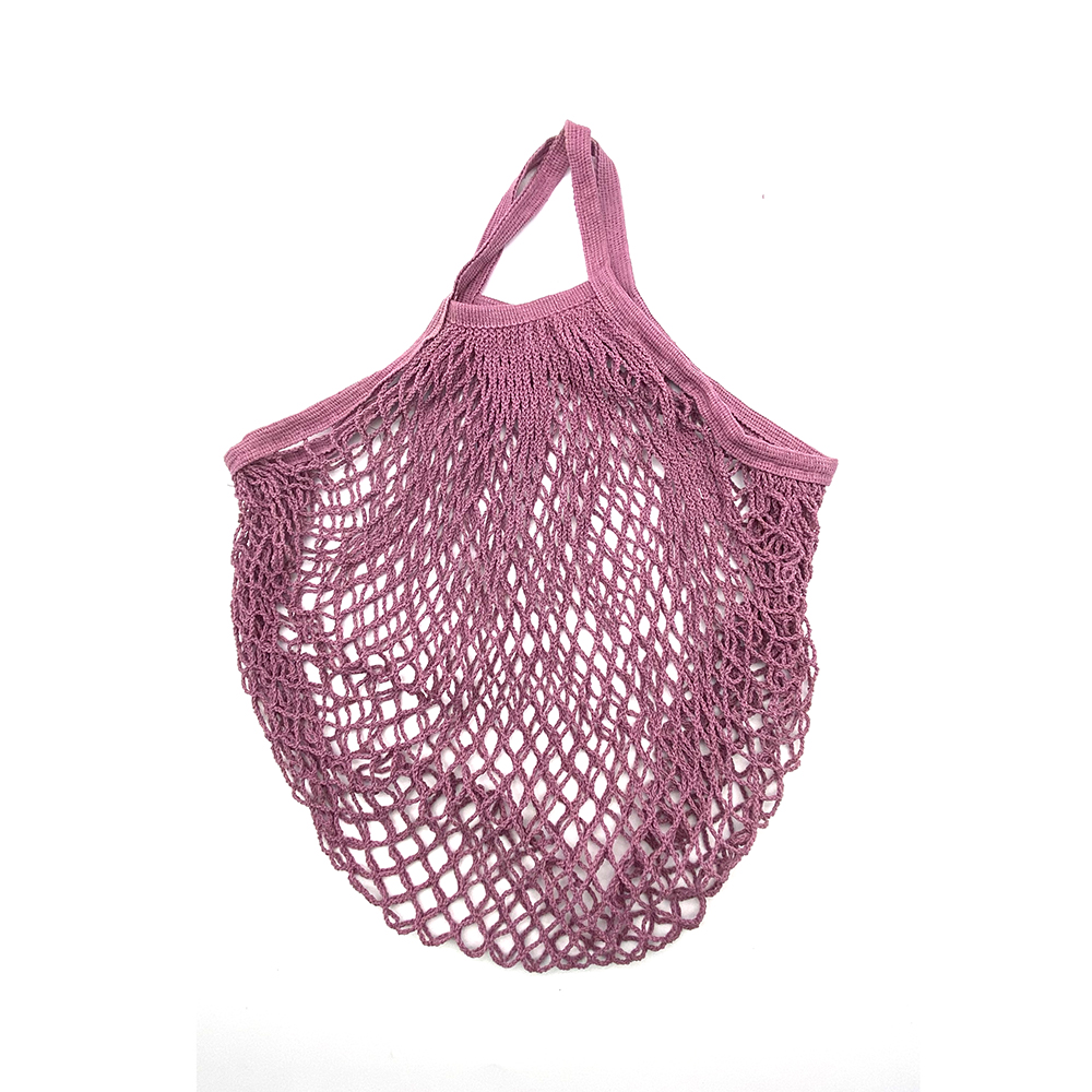 Totes Gittergewebe Tasche Baumwolle Schnur Produzieren Einkaufen Schildkröte-taschen Lebensmittel Kurzen Griff Netz Schulter-Tasche Obst Gemüse wiederverwendbar: E