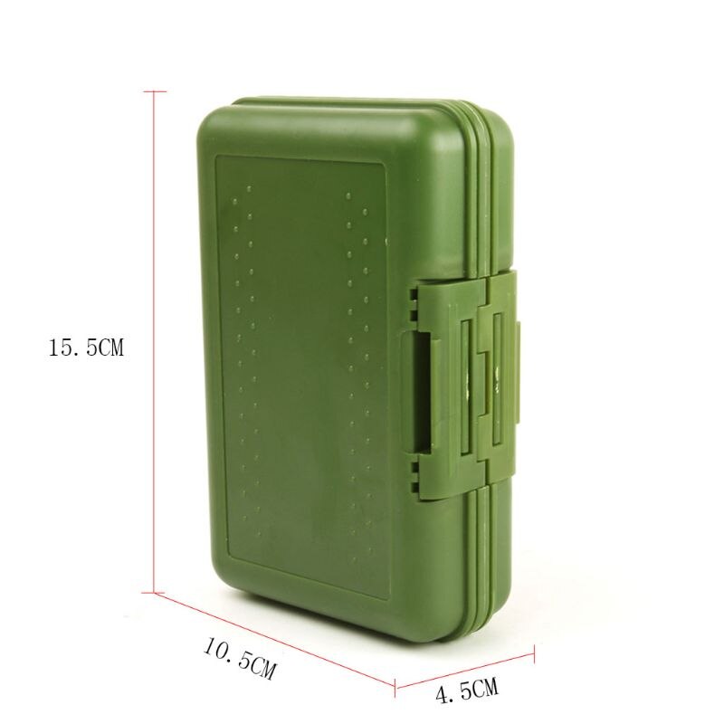 Large Waterproof Fly Fishing Box Double Side Fishing Tackle Suitcase fishing tool