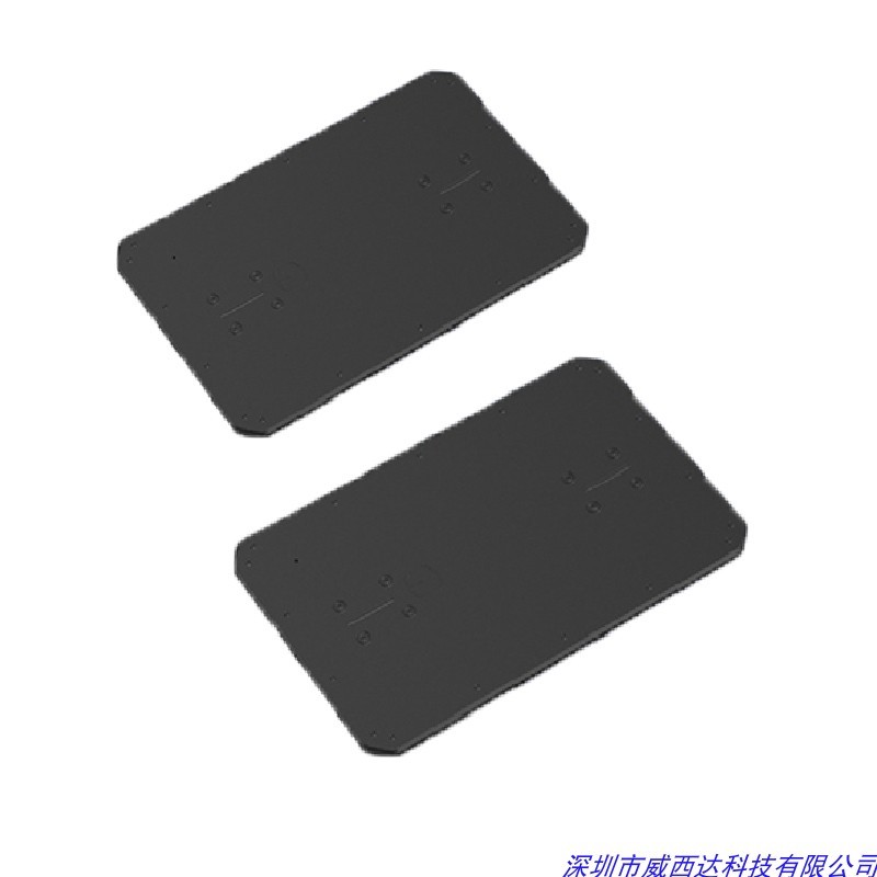 Ultra-thin card anti-loss device, wireless wallet recharge item airtag locator, suitable for Apple Find, findmy: black