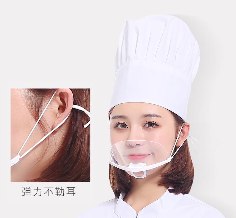 40 stuks masker tegen druppels catering voedsel hygiëne plastic keuken restaurant spit speeksel chef masker