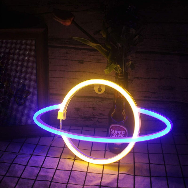 LED Neon- Zeichen Universum Tafel Zauberstab Licht Geschäft Einkaufen Zeichen für Kunst Bar Atmosphäbetreffend Hängen Lampe Party Hochzeit Hause Dekor