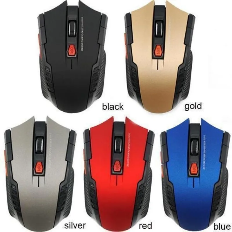 Mini Portable Mouse Mice 2.4GHz Wireless Optical Game Mouse for PC Laptop Computer USB Receiver