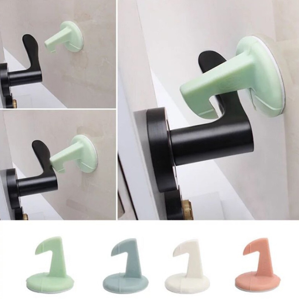 Door Stopper Silicone Door Lock Protective Pad Anti-Collision Stop Door Protector Tope Puerta Suelo Multifunctioal Door Holder