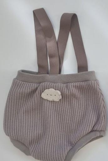 Niedliche Baby-Overall, Baby-Karosserie aus baumwolle, kleinkind-kurze Hose mit hohem bund, frühlings-Karikatur-babykleidung für jungen und mädchen: Braun / 12m 80cm