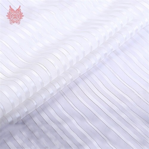 Lujo lurex stripe brocado 100% tela de seda pura para vestido de 8mm SEDA natural tissu tecidos stoffen telas para coser SP5255