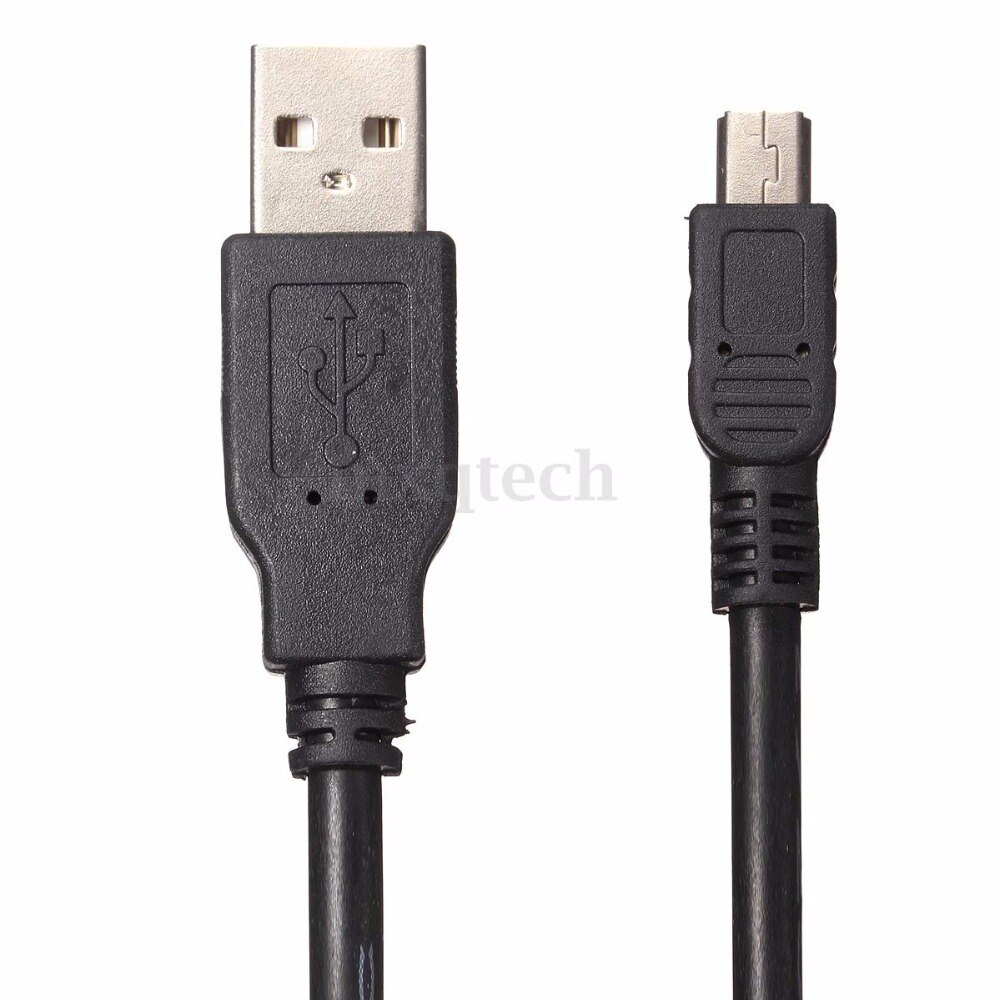 10FT USB 2.0-Kabel Type A naar Mini B Male 5 PIN Data Kabel Oplaadsnoer Adapter 3 M