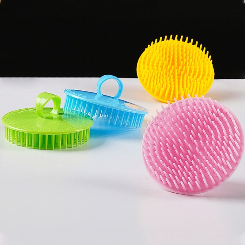 Bristle Hair Scalp Massager Shampoo Brush Wet Dry Manual Head Massage Comb Scrubber Exfoliate Remove Dandruff Au11 21