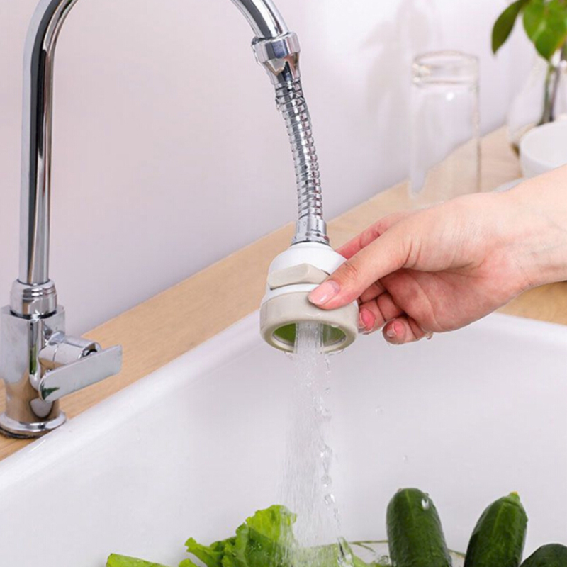 2 Modes 360 Rotation Faucet Extender Water Saving Booster Nozzle Filter