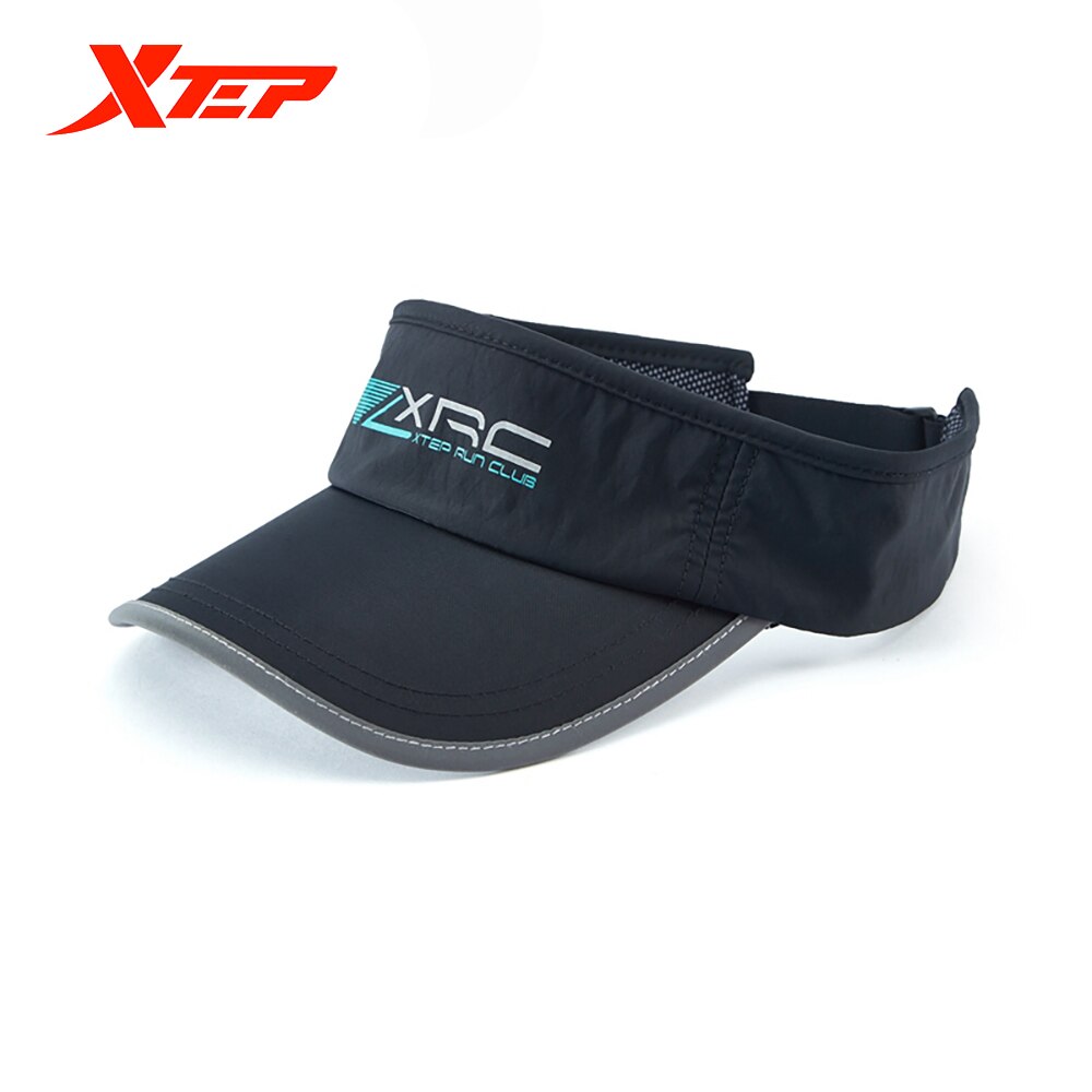 Xtep Sport Cap Zomer Mode Heren En Dames Wilde Cap Ademend Zonnebrandcrème Anti-Ultraviolet Running Zonnehoed 880337260001: black