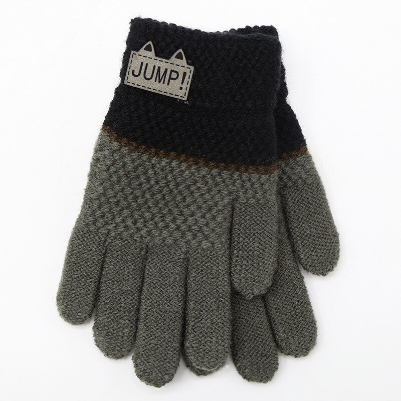 Wecute 15*8Cm Kind Winter Warm Handschoenen Voor Ongeveer 4-7years Jongens Meisjes Zachte Kasjmier Vijf-vinger Handschoenen: T2