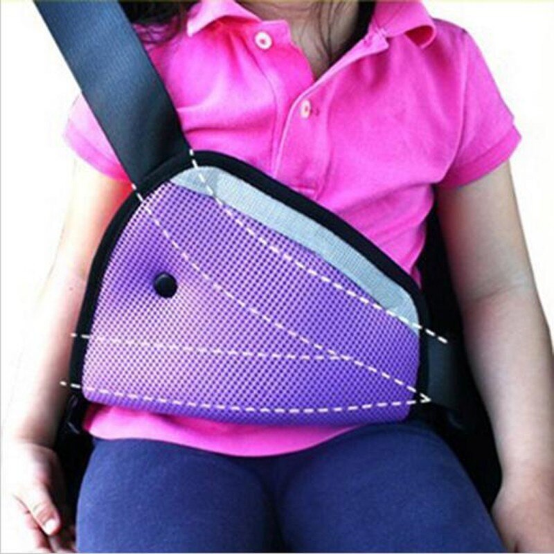 Ajusteur universel de ceinture de sécurité pour enfants, pour voiture, dispositif triangulaire, Protection du cou, respirant, pour bébé