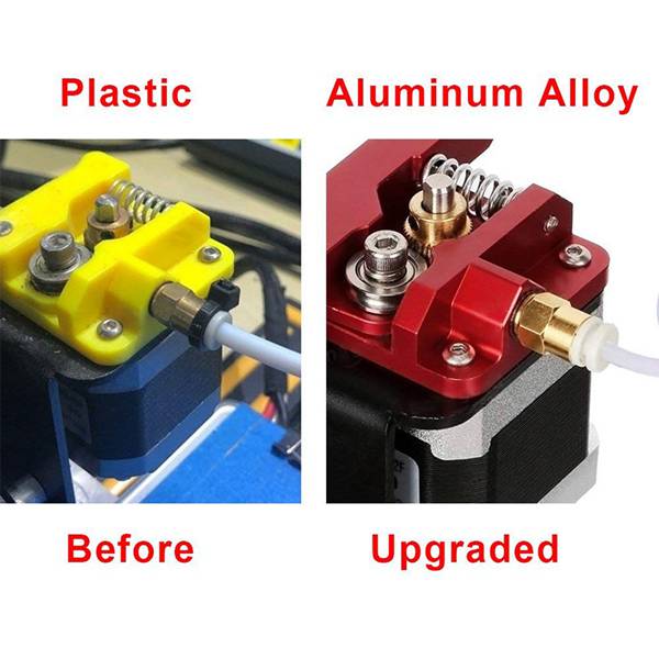 Extruder Kit, Replacement Aluminum Extruder Drive Feed for Creality Ender 3/3 Pro CR-10, CR-10S, CR-10 S4, CR-10 S5, 1.75Mm Righ