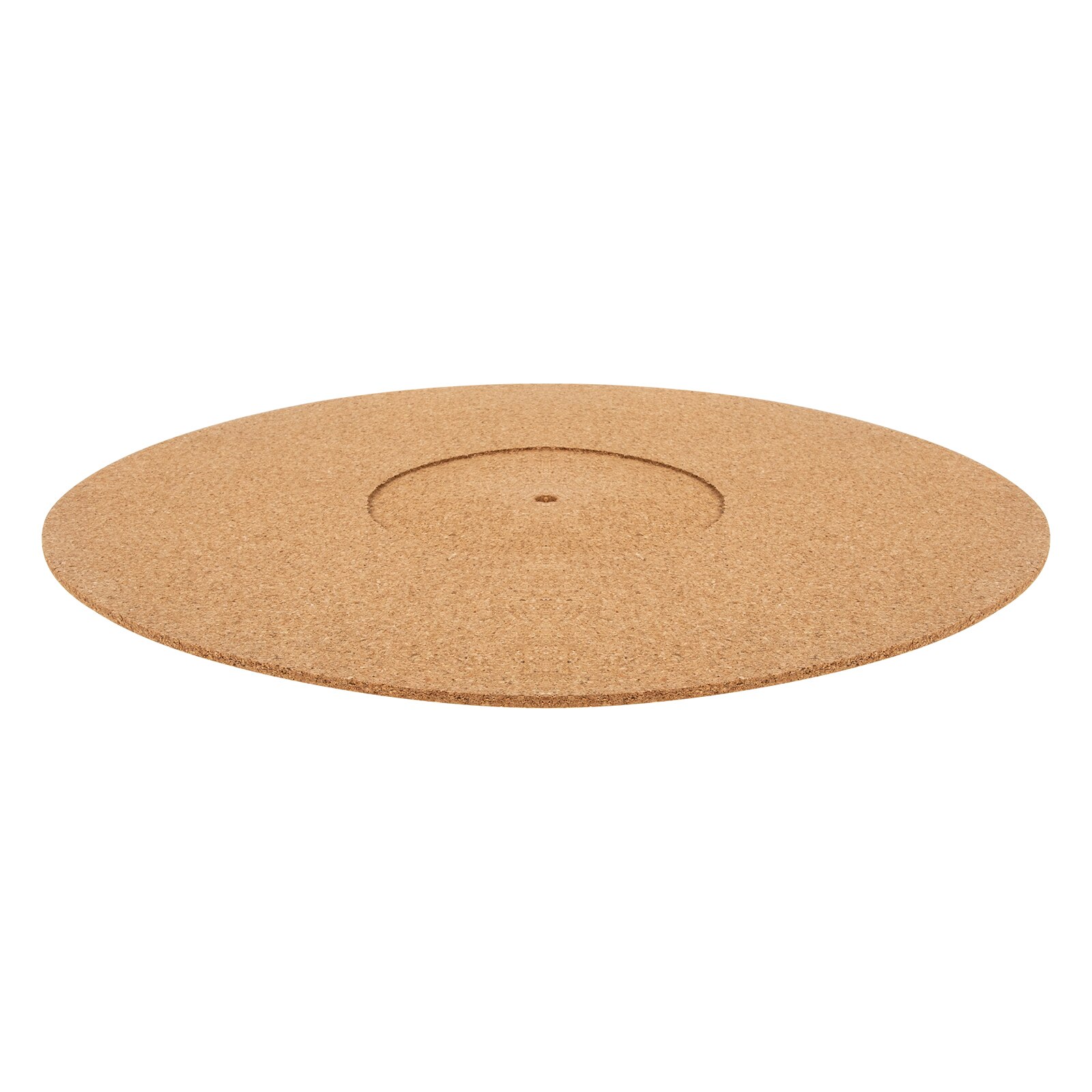 Kurk Platenspeler Mat Kurk Draaitafel Platter Mat Disc Beschermende Mat: Orange