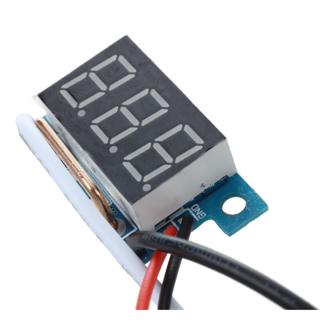 Digital Mini Ammeter Ammeter of power indicator LED Red 0-5A panel meter