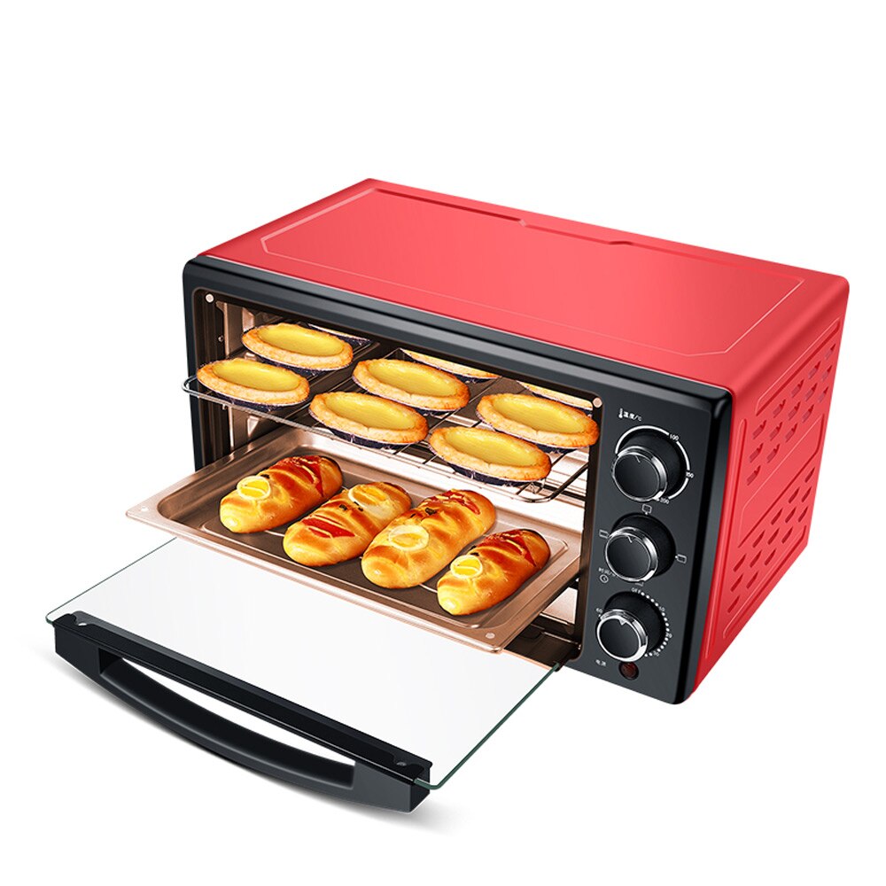 Elektrische Oven Huishoudelijke 23 Liter Multifunctionele Mini Oven Automatische Bakken Cake Grote Capaciteit