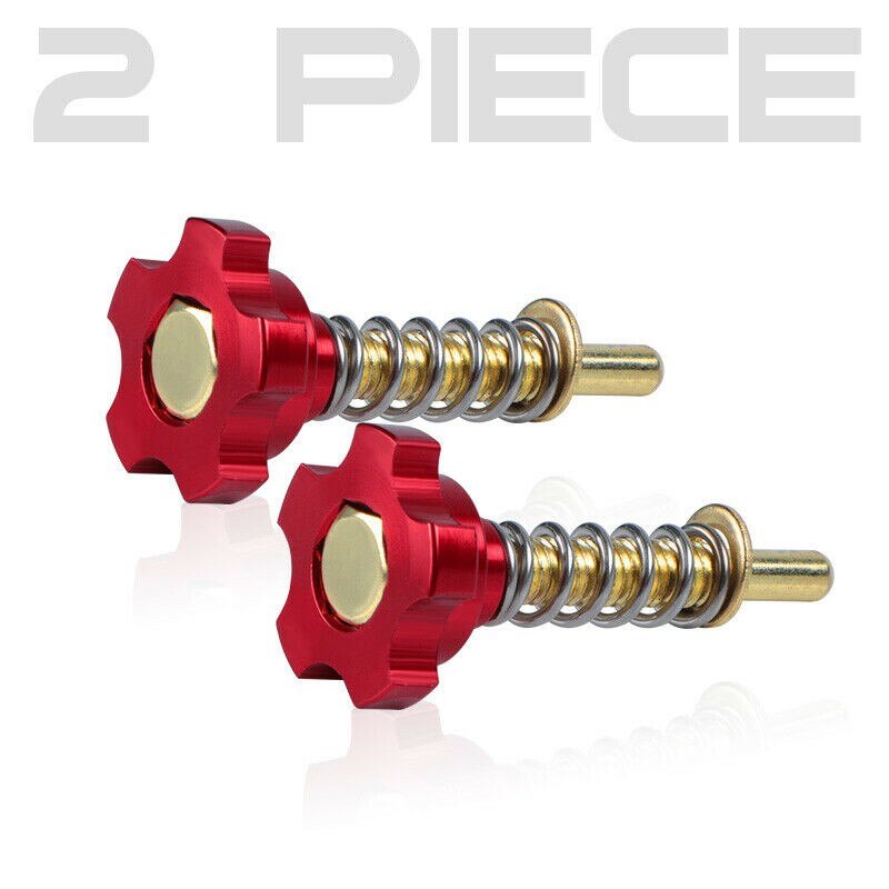 2X For PWK Carburetor Air Fuel Mixture Idle Speed Adjuster Screw 21mm-34mm Carb Red Idle Speed Adjustment Screw