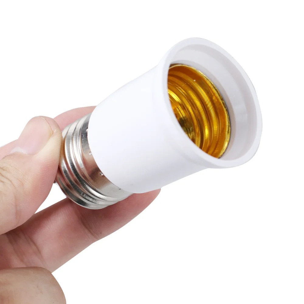 95mm e27 to e27 jatkopalan lampun ruuvikanta lampunpitimen sovitin muunnin  e27 lampunpidin led-lampulle