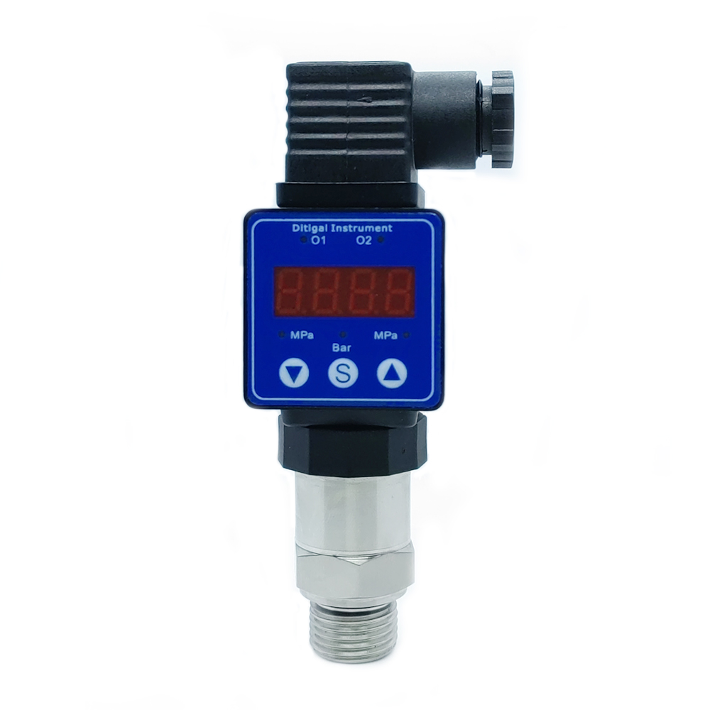 pressure transmitter with LED Display M20*1.5 12-36V 4-20mA 0.5% 0-600bar optional stainless steel pressure transducer sensor