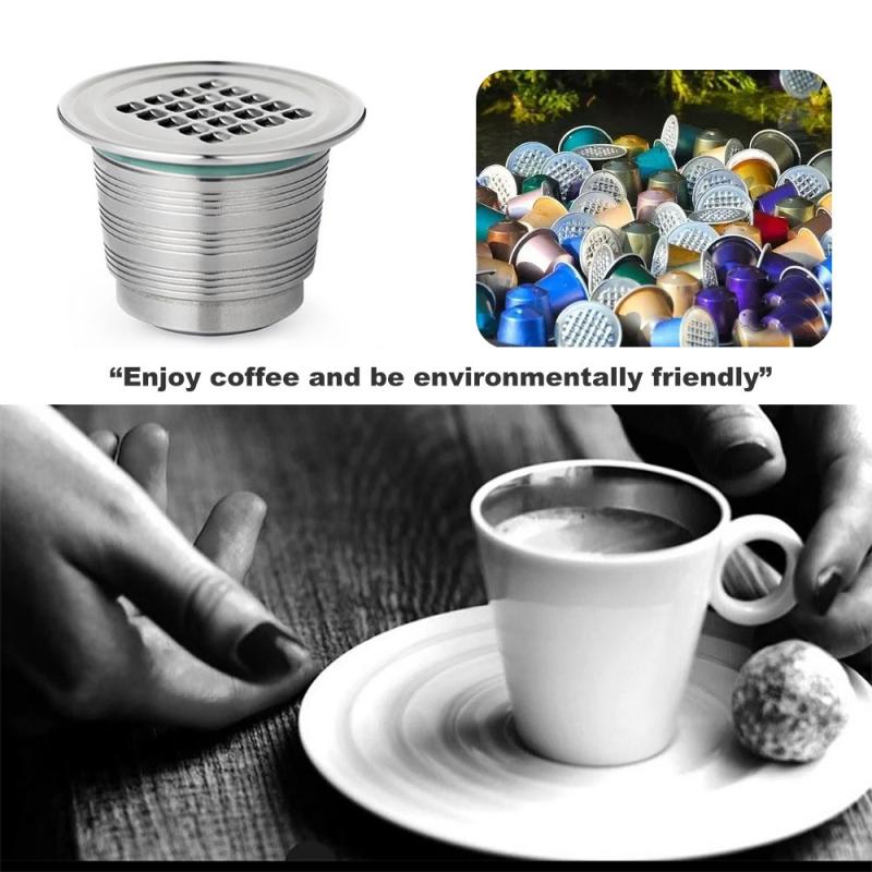 Nespresso Refillable Capsule Reusable Coffee Filter Nespresso Cafeteira Capsulas Cafe Recargables Reutilizables Coffee Filters