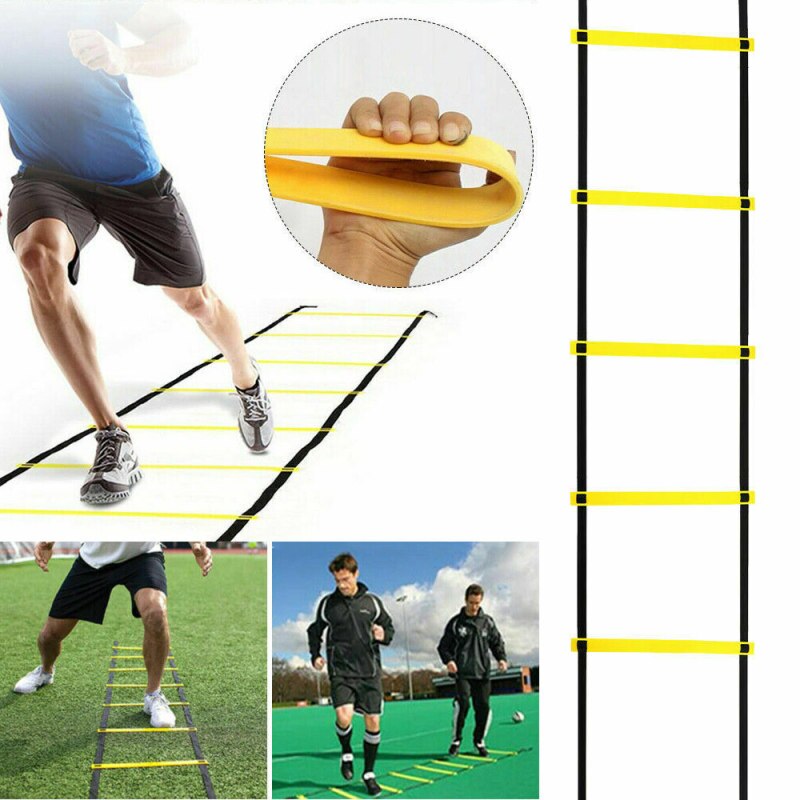 3/4/6M Outdoor Soccer Agility Speed Jump Ladder Fitness Football Training Nylon Rope Soccer Ball Training Sport Equipment