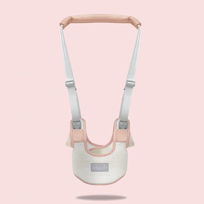 Baby Learning Walking Training Safe Keeper Toddler Harness Backpack Leash Stand Up Strap Breathable Cotton Belt Safety Reins: Pink