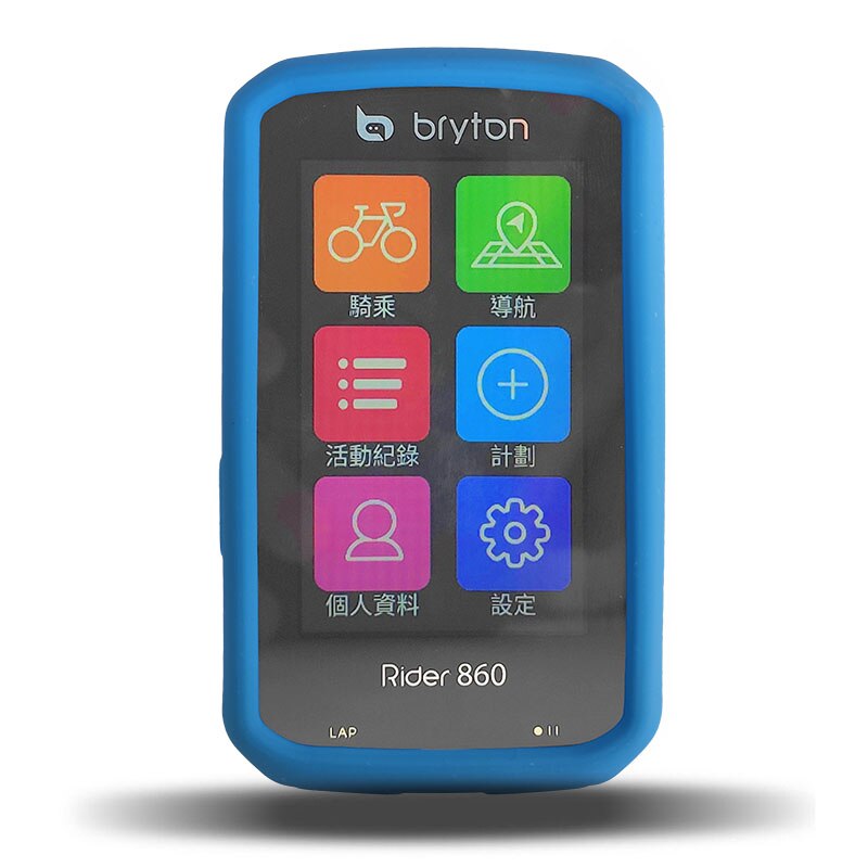 Funda genérica de Gel para bicicleta, cubierta protectora de pantalla para Bryton Rider 860, GPS, R860, Bryton Rider 860: Azul