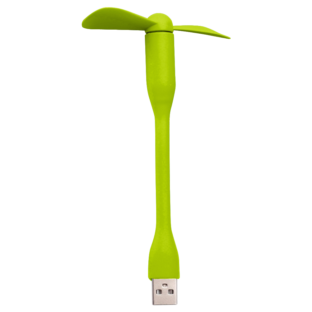 Flexible Portable Mini USB Fan for Power Bank Notebook Desktop Computer Summer Gadgets Summer Travel Cooling Cooler: Blue
