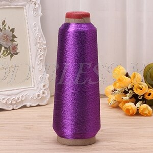 Gold Silber Farbe Linie Computer Kreuz-stich Garn Gewebt Stickerei Linie Stickerei Gewinde linie textil metallisch: 14