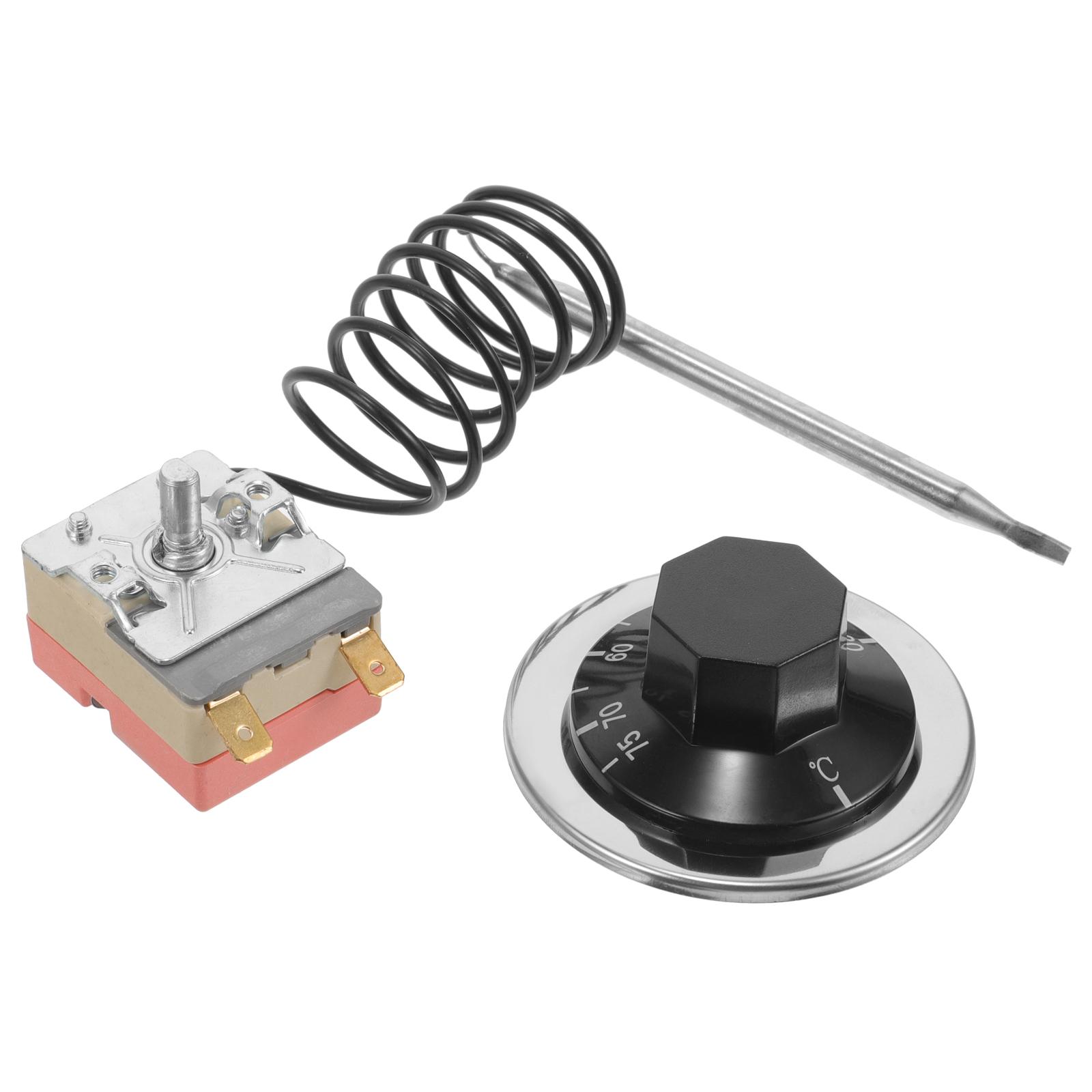 Mechanischer Thermostatregler, 30 bis 75 Grad, einstellbarer Temperaturschalter, Ofen, Kühlschrank, Heizung, Kapillarsteuergerät