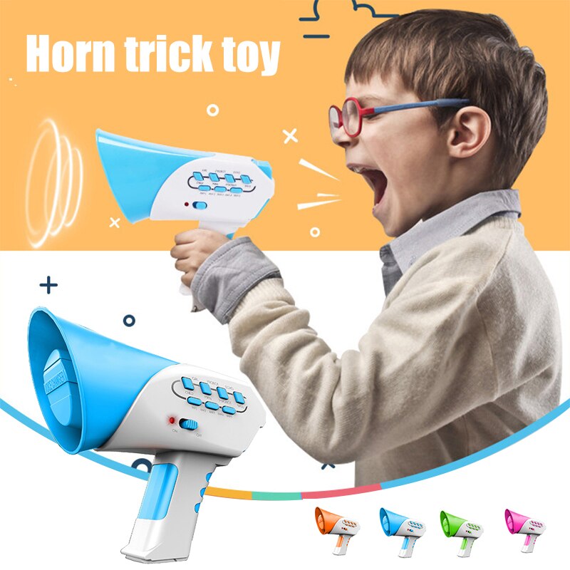 Hand Held Mini Voice Changer Megafoon Luidspreker Funnys Lastig Speelgoed Voor Kids Party Favor Lbv