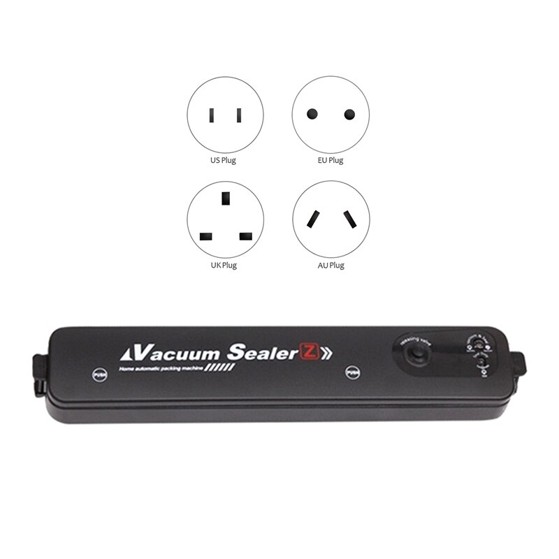 Kitchen Vacuum Food Sealer Automatic Commercial Household Food Vacuum Sealer Packaging Machine Include 10Pcs Bag