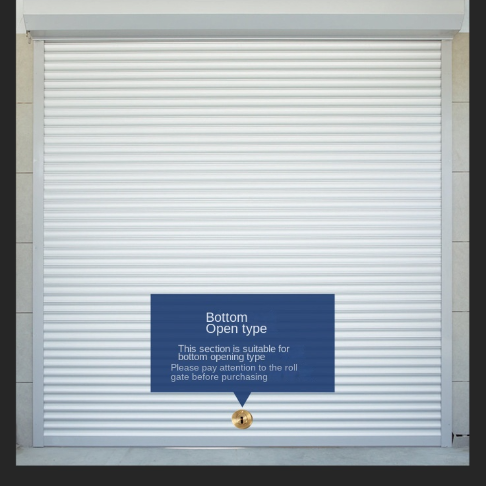 Alloy Roller Shutter Door Lock Middle Bottom with Key Roll Gate Lock Thicken Hardware Anti-theft Locks Garage