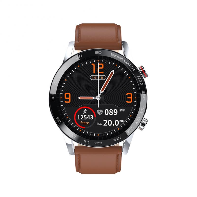 Nuovo Microwear L16 Astuto Della Vigilanza Degli Uomini di IP68 Impermeabile SmartWatch 360*360 ECG Pressione Sanguigna Frequenza Cardiaca di Sport Fitness Smartwatch: 02