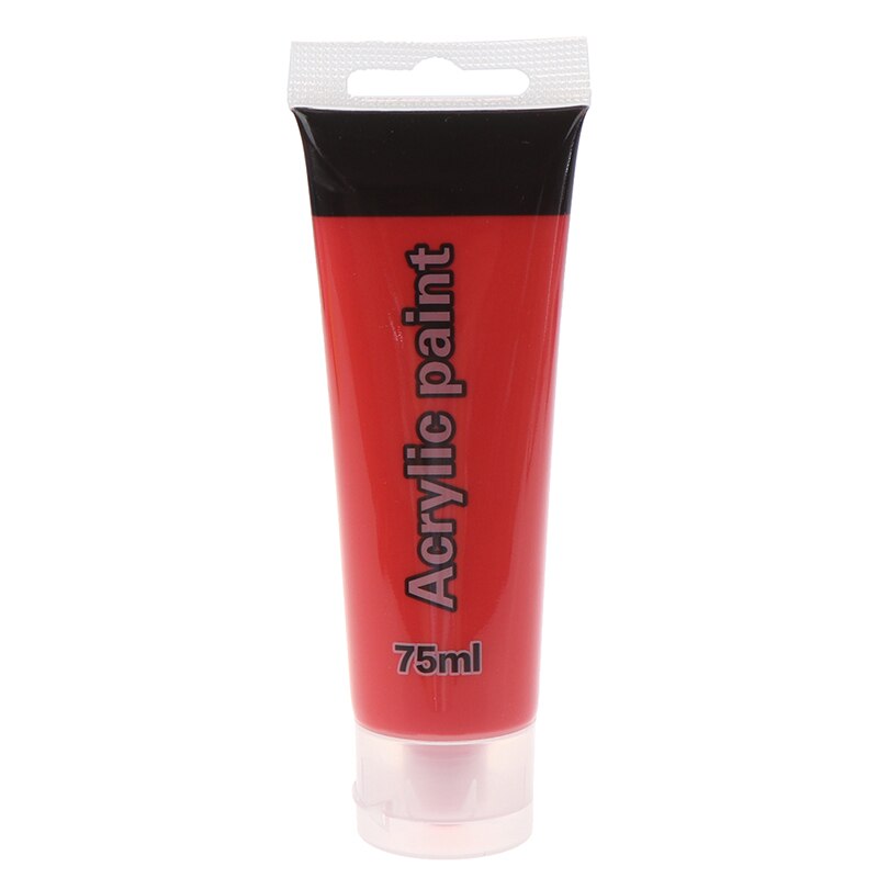 Arts 75ml acrylique tuyau mur peinture tissu peinture pour vêtements Textile ongle Fiber Pigment acrylique peintures grand Art fournitures artisanat: RD