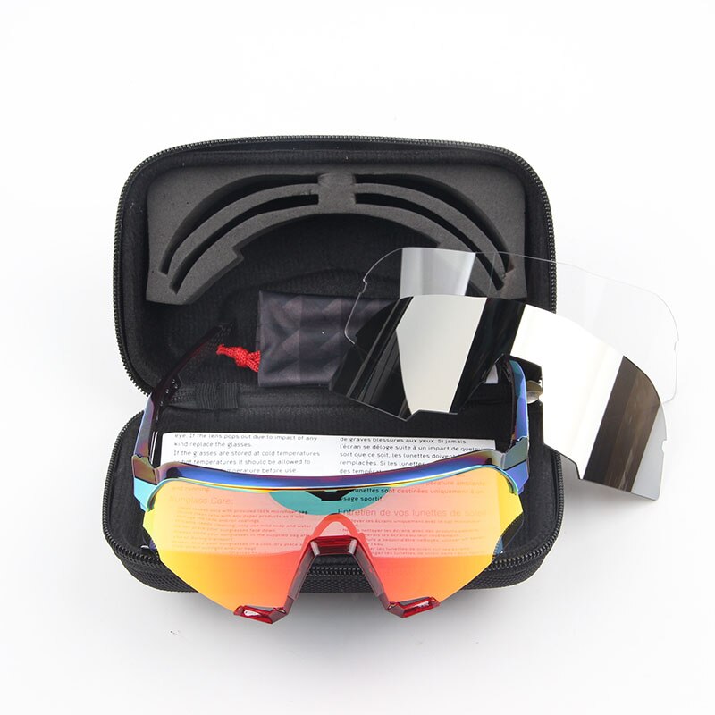 S3 Cycling sunglasses peter sagan Sports Bike Cycling Goggles Sunglasses UV400 Eyewear 3Lens bike accessories: S3 diandu