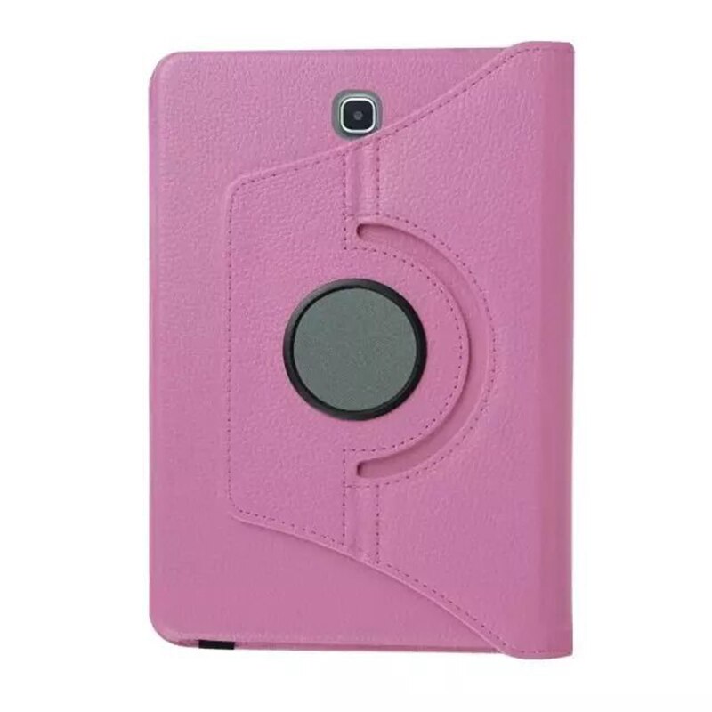 Per Samsung Galaxy Tab S2 9.7 pollici T810 T813 T815 T819 SM-T810 SM-T813 SM-T815 Tablet Caso 360 Girante Cuoio della Staffa copertura: Colore rosa