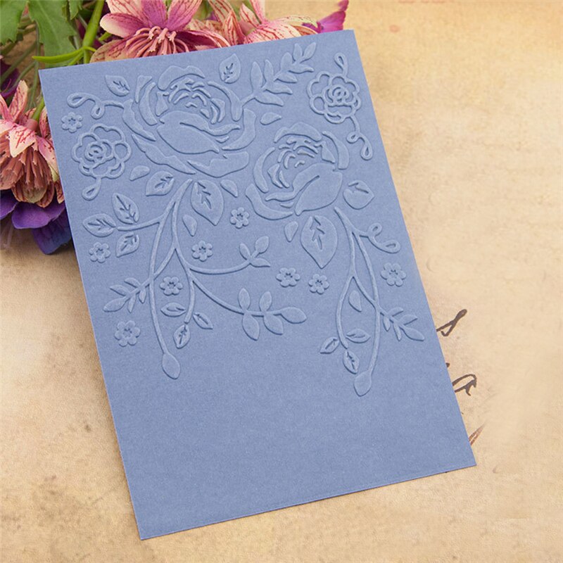 1 pcs Embossing Folders DIY making Paper Cards Craft Card stencil Scrapbook Template Plastic transparent Stamps Wedding Decor