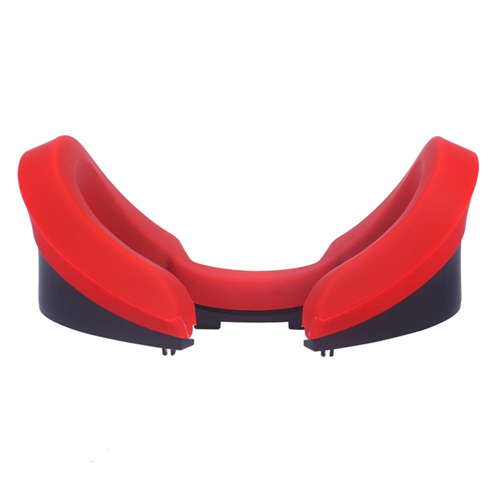 Funda de silicona para mascarilla facial para Oculus Rift S mascarillas faciales protectoras accesorios de cubierta cómodos: Red