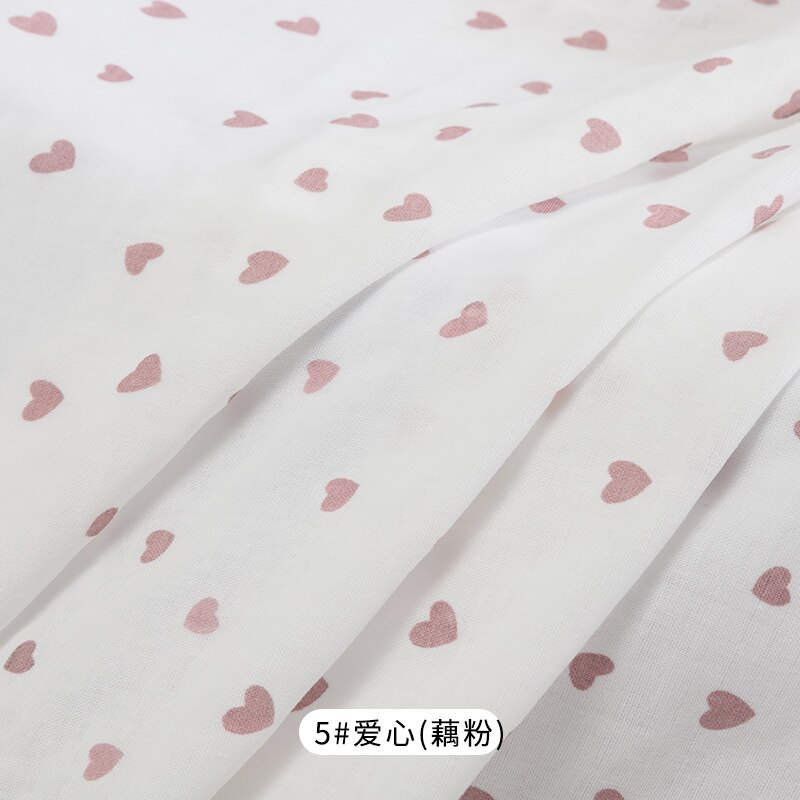 40s dobbeltlags trykt gasbind ansiktsmaske stoff sy baby pyjamas og undertøy stoff: 5