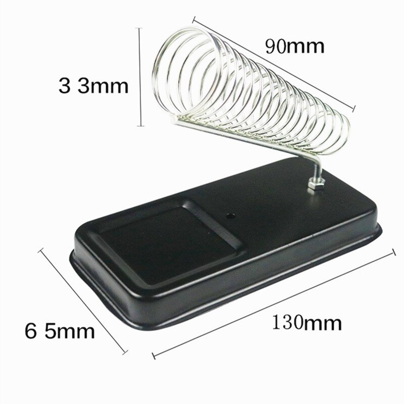 Elektrische Soldeerbout Standhouder Kleine Met Soldeer Spons Metal Ondersteuning Station Generieke Hoge Temperatuur Weerstand