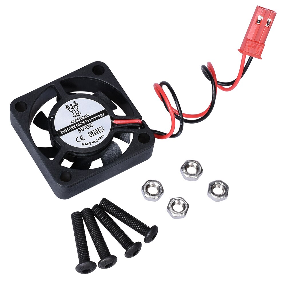 For Raspberry Pi 4 Model B Cooling Fan Quiet Mini Fan+Heat Sink Aluminum Heatsink Radiator CPU RAM LAN USB Sink Raspberry Pi 4